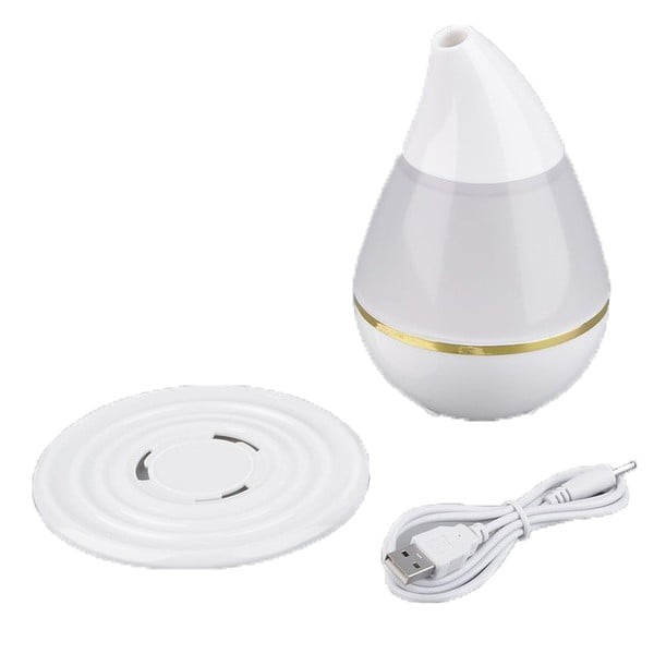 images Umidificator cu lumina LED diferite culori ajuta la purificarea aerului alimentare USB alb