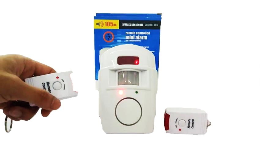 images Alarma cu senzor de miscare si 2 telecomenzi