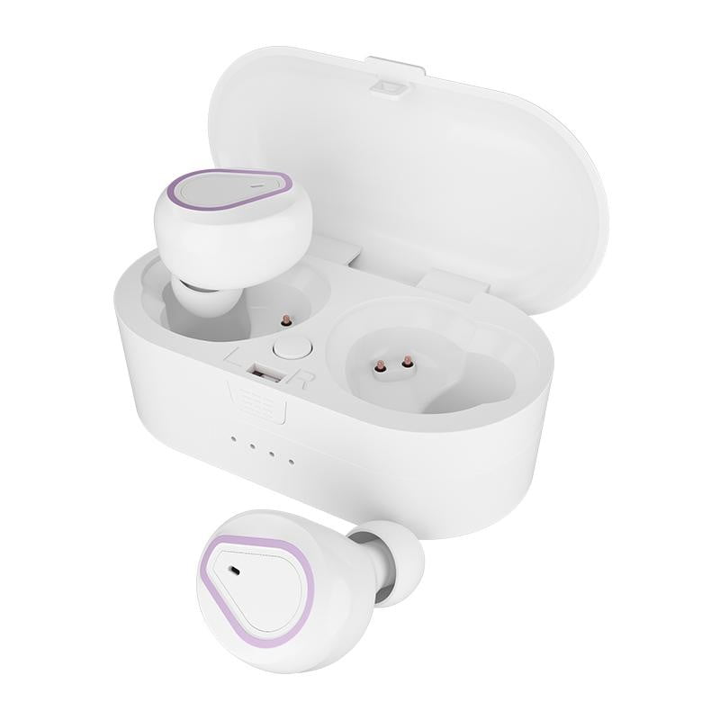 images Casti Wireless Bluetooth 5.0 cu super bass si reducerea zgomotului model 207 Alb