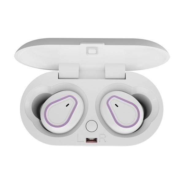 images Casti Wireless Bluetooth 5.0 cu super bass si reducerea zgomotului model 207 Alb