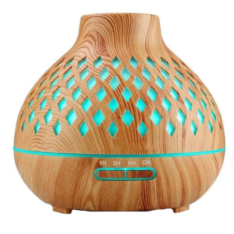 umidificator-cu-ultrasunete-luminile-cu-telecomanda-400-ml-lemn-deschis